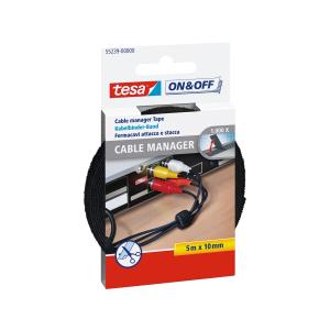 Tesa Klettband Schwarz 55239-00000-02 (4042448859150)