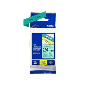 TZE751 BROTHER PTOUCH 24mm GRUEN-SCHW Schriftband 8m laminiert