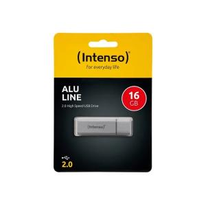 INTENSO ALU LINE USB STICK 16GB 3521472 28MB/s USB 2.0 silber