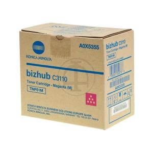 A0X5355 KONICA TNP51M Bizhub Toner magenta 5000Seiten