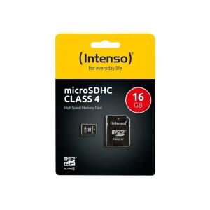 Intenso Speicherkarte Microsdhc-card Class 4 16 Gb 3403470 (4034303013678)