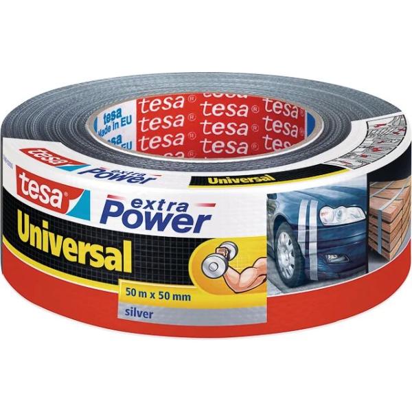 Folienband extra Power Universal, 50 mm x 50 m, silber tesa 56389-00000-13 (4042448033345)