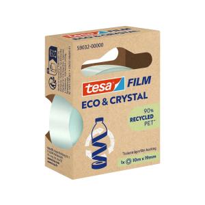 59032-00000-00 TESA Eco+Crystal Klebefilm transparent 19mm 10Meter