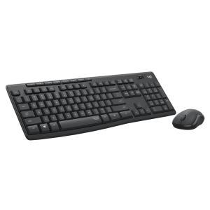 920-009794 LOGITECH MK295 Tastatur+Maus QWERTZ DE kabellos silent graphit