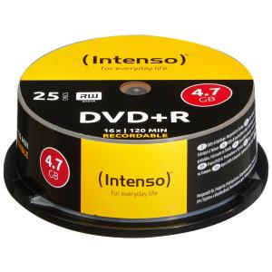 INTENSO DVD+R 4.7GB 16x (25) CB 4111154 Cake Box
