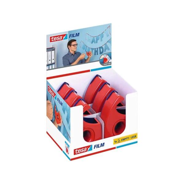57444-00001-01 TESA Easy Cut Handabroller rot-blau 19mm 33Meter