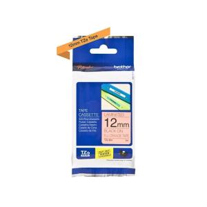 TZEB31 BROTHER PTOUCH 12mm ORANGE-SCHW Schriftband 5m laminiert
