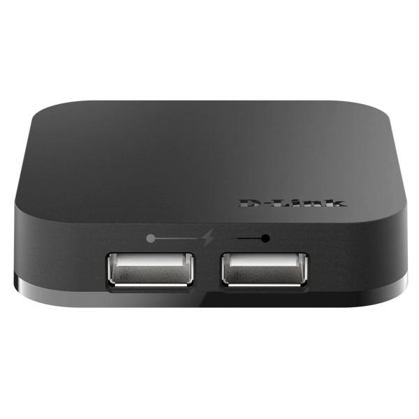 D-LINK DUBH4/E 4PORT USB 2.0 HUB schwarz universal DUB-H4/E