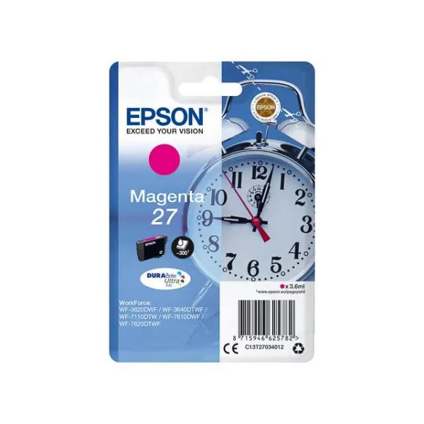 Epson 27 / T2703 Magenta Druckerpatrone C13T27034012 (8715946625782)