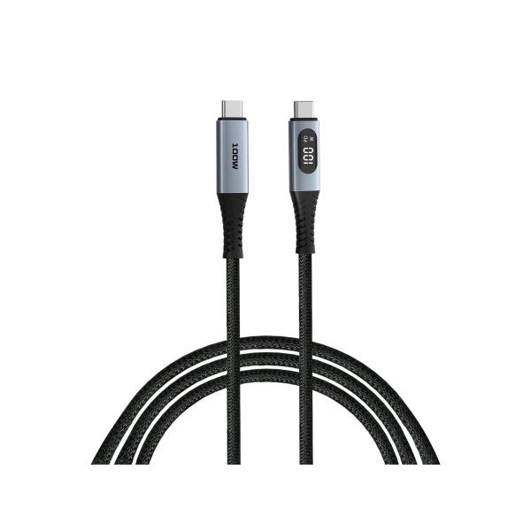 VERBATIM S+C USB-C/USB-C KABEL SCHW 100W 31848 40Gbps 1.20m