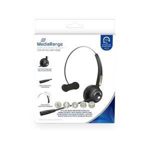 Headset Mono mit Mikrofon kabellos MEDIARANGE MROS305 (4260664870616)