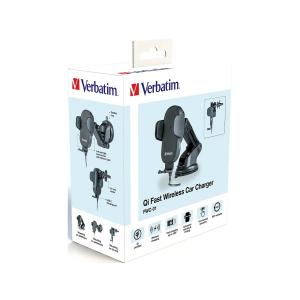 Verbatim Car Charger Fwc-01 Induktives Kfz-ladegerät Schwarz, Kabellänge: 1,0 M, 15 Watt 49552 (0023942495529)