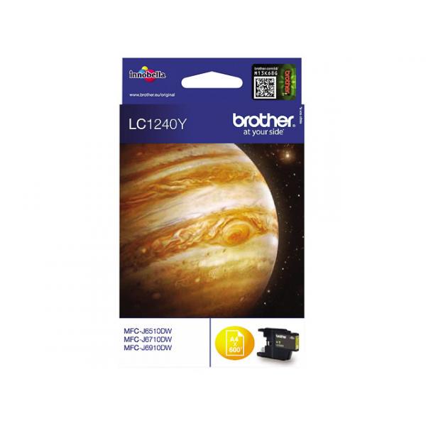 Tinte für MFC-J6510DW, gelb brother LC-1240Y (4977766694032)
