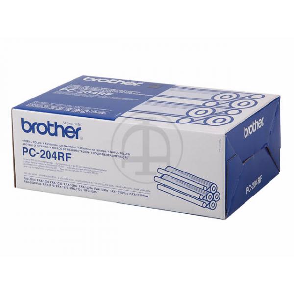 Brother Pc-204rf Schwarz Thermo-druckfolie, 4 Rollen PC204RF (4977766054072)