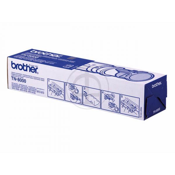 Toner für Fax 8070P/ MFC-9030, schwarz brother TN-8000 (4977766601115)