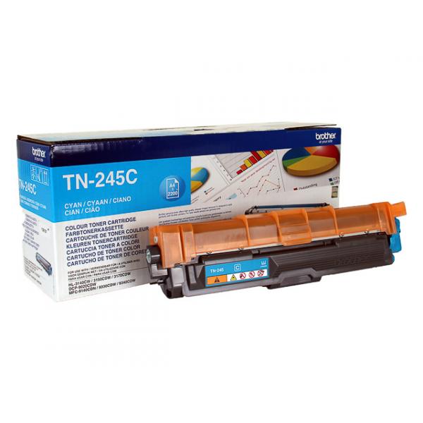 Toner für Laserdrucker HL-3140CW, HC, cyan brother TN-245C (4977766718462)