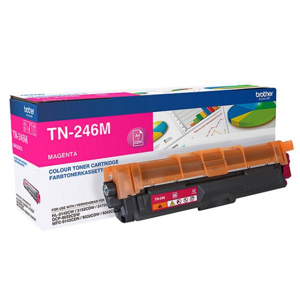Original Brother Toner-Kit magenta (TN-246M) TN246M (4977766745673)