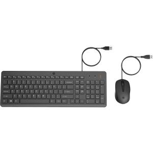 Hp 150 Tastatur-maus-set Kabelgebunden Schwarz 240J7AA#ABD (0195122875527)