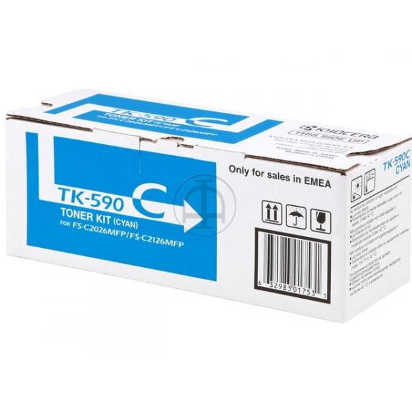 KYOCERA Toner für KYOCERA/ mita FS-C2026, cyan KYOCERA/ MITA TK590C (0632983017531)