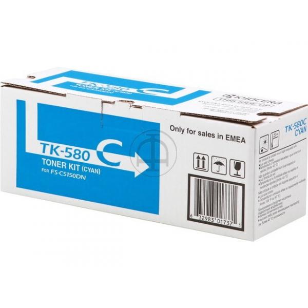 KYOCERA Toner für KYOCERA/ mita FS-C5150DN, cyan KYOCERA/ MITA TK-580C (0632983017371)