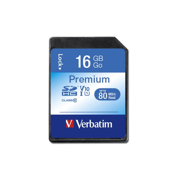 Verbatim SDHC-Card 16GB Premium Class 10 15-020-230 (0023942439622)