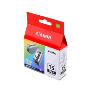 8190A002 CANON BCI15B Nr.15 Pixma Tinte (2) black 2x40Seiten 2x5,3ml
