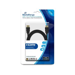 MEDIARANGE HDMI KABEL 3m MRCS157 schwarz