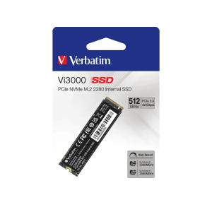 VERBATIM VI3000 S3 SSD 512GB 49374 PCIe NVMe M.2 intern
