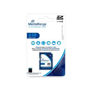 MEDIARANGE SDHC KARTE 4GB MR961 Klasse 10