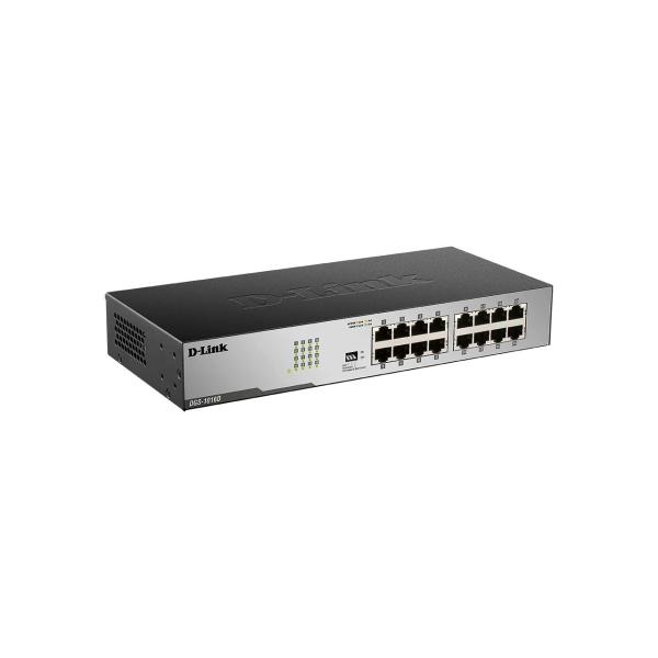 D-LINK DGS1016D/E GIGABIT SWITCH Standalone 16xRJ45 schwarz unmanaged DGS-1016D/E