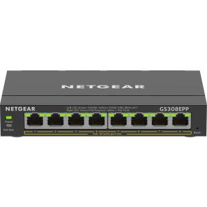NETGEAR GS308EPP-100PES SMART SWITCH Standalone 8xRJ45 120W POE+ schw managed