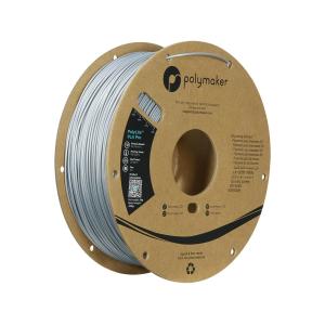 PLA PRO 1,75mm METALLIC SILVER 1kg POLYMAKER POLYLITE 3D FILAMENT PA07007