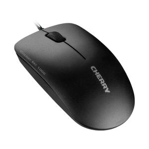 JM-0800-2 CHERRY MC1000 Maus 3Tasten beidhaendig Kabel optisch schwarz