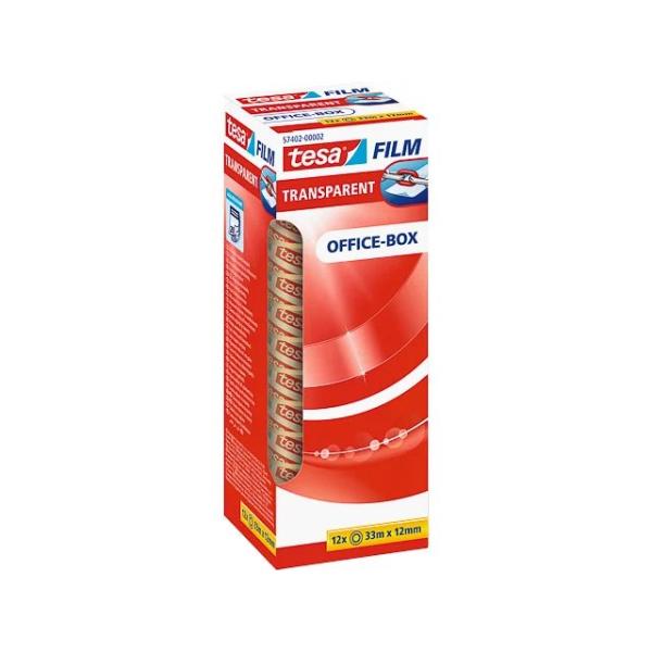 57401-00002-03 TESA Office Box Klebefilm (12) transparent 25mm 12x10Meter