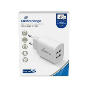 MRMA114 MEDIARANGE USB Ladegeraet 12 W USB-A weiss
