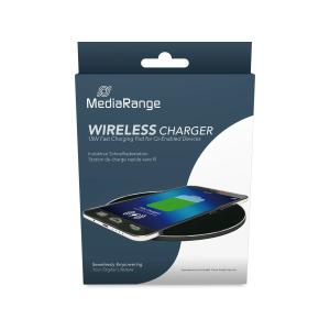 Induktive Schnellladestation für Smartphones max. 15W schwarz MEDIARANGE MRMA118 (4260664872719)