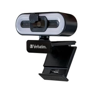 VERBATIM USB WEBCAM 1080P HD 49579 Mikrofon/Licht/Kabel/schwarz