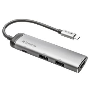 USB-Hub 3.1-C auf USB 3.0 Berteiler 1:2 VERBATIM VER49140 (0023942491408)