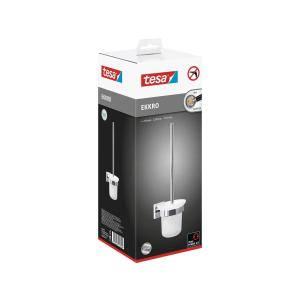 TESA EKKRO TOILETTENBUERSTENHALTER 40233-00000-00 chrom-weiss max. 6kg