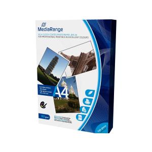 DIN A4 Fotopapier für Tintenstrahldrucker hochglänzend 160g 100 Blatt MEDIARANGE MRINK105 (4260057127716)