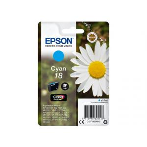Original Epson Tintenpatrone cyan (,18,T1802,T18024012) C13T18024012 (8715946625126)
