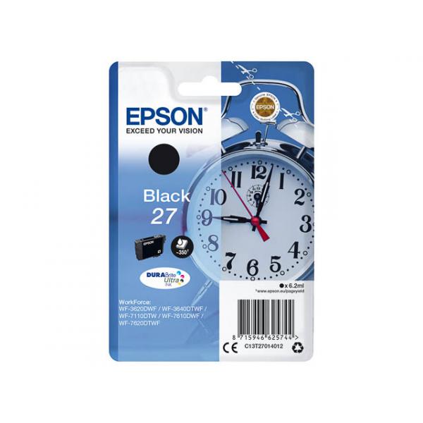 Epson 27 / T2701 Schwarz Druckerpatrone C13T27014012 (8715946625744)