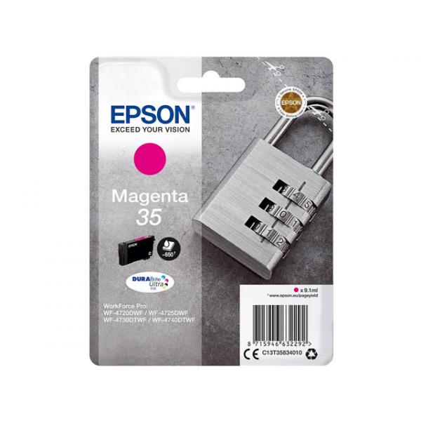 Original Epson Tintenpatrone magenta (T358340,35,T3583,T35834010) C13T35834010 (8715946632292)