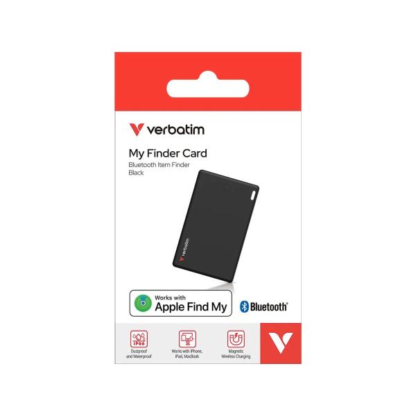 VERBATIM MY FINDER CARD TRACKER (1) 32138 bluetooth schwarz