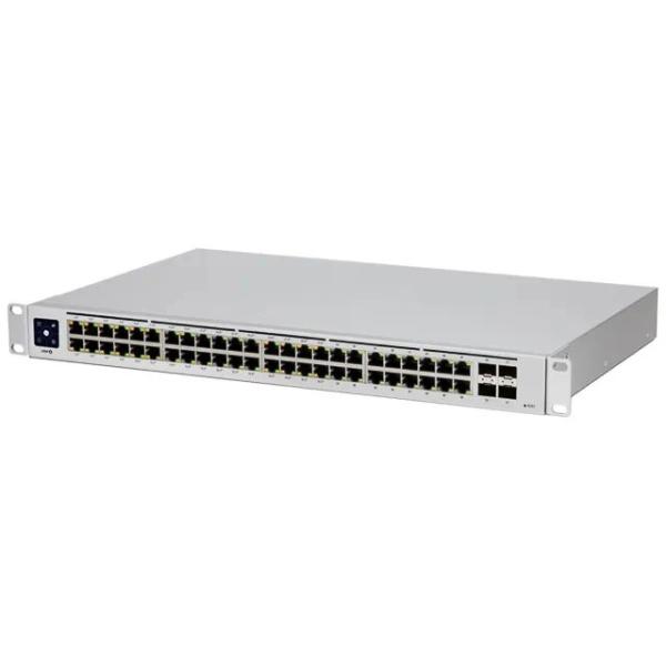 USW-48-POE UBIQUITI UNIFI SWITCH Standalone 48xRJ45 4xSFP+ silber managed