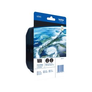 LC985BKBP2 BROTHER DCP Tinte (2) black 2x300Seiten Blister