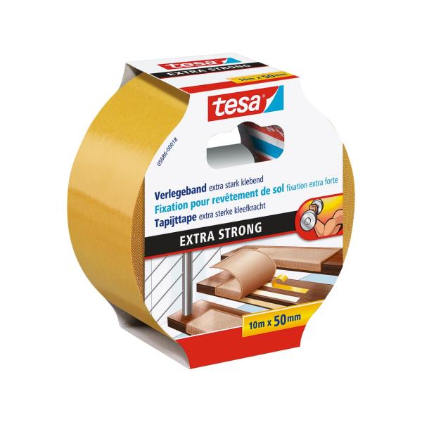 Tesa 05686 Doppelseitiges Klebeband 50,0 Mm X 10,0 M, 1 Rolle 05686-00018-11 (4042448388520)