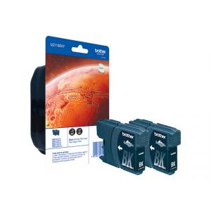Tinte für  MFC-6490CW, Twin Pack brother LC1100HYBKBP2DR (5014047561511)