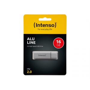 Intenso Usb-stick Alu Line Silber 16 Gb 3521472 (4034303016358)