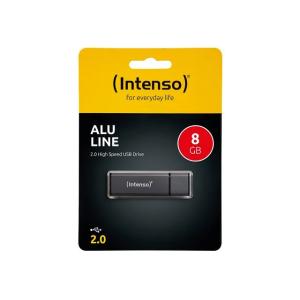 Intenso Usb-stick Alu Line Anthrazit 8 Gb 3521461 (4034303016259)